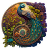 Animal Jigsaw Puzzle > Wooden Jigsaw Puzzle > Jigsaw Puzzle A5 Peacock Yin Yang - Jigsaw Puzzle