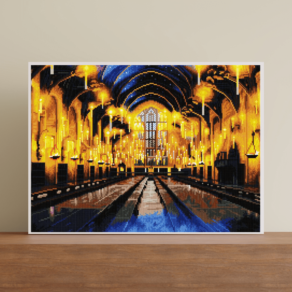 19.7" x 23.6" / 50cm x 60cm The Great Hall - Diamond Painting Kit