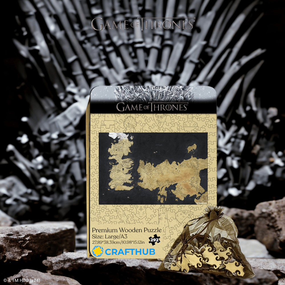 Animal Jigsaw Puzzle > Wooden Jigsaw Puzzle > Jigsaw Puzzle The Westeros Map - Wooden Jigsaw Puzzle