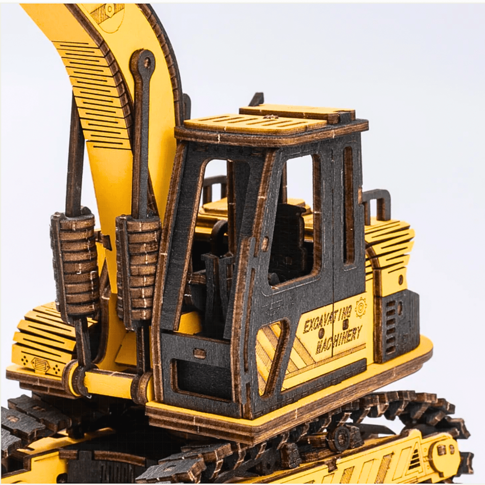 3D Puzzle Excavator Crane 3D Puzzle Excavator Engineering Vehicle 3D Puzzle