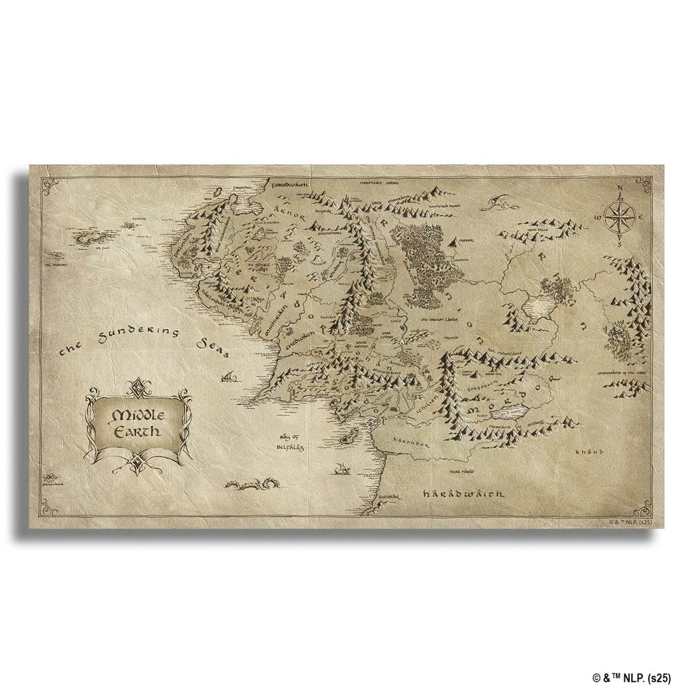 Animal Jigsaw Puzzle > Wooden Jigsaw Puzzle > Jigsaw Puzzle The Great Map of Middle-earth - Wooden Jigsaw Puzzle