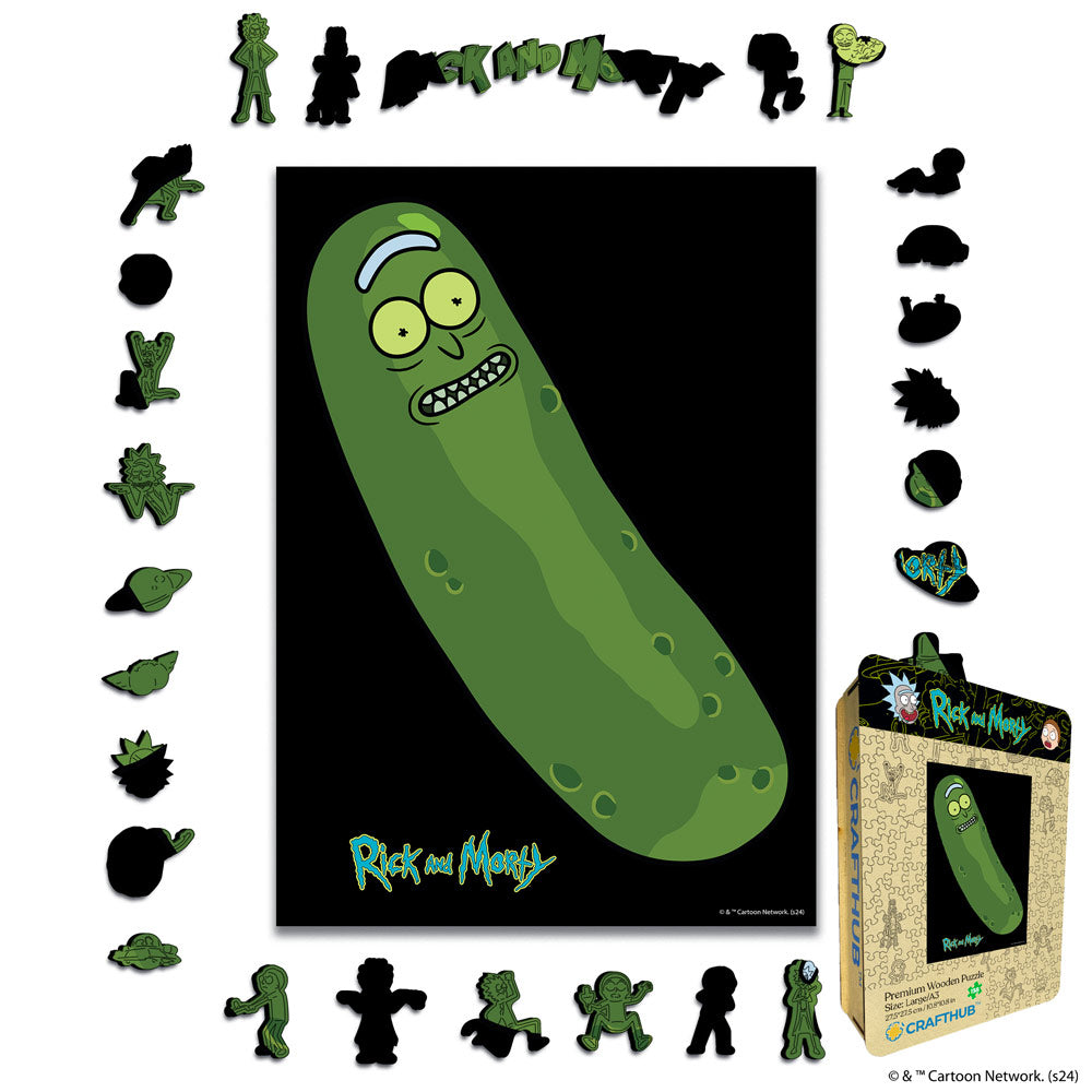 Rick and Morty Pickle Madness - Puslespill i tre