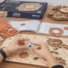 3D Holzpuzzle Kunstuhr mit Sternzeichen Kunstuhr mit Sternzeichen 3D-Holzpuzzle