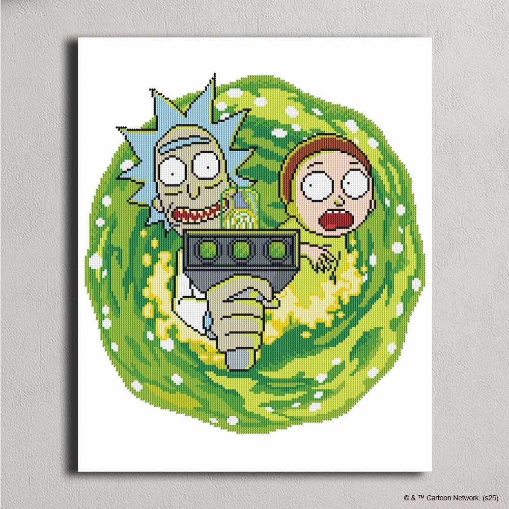 Rick & Morty - diamantmalerisett