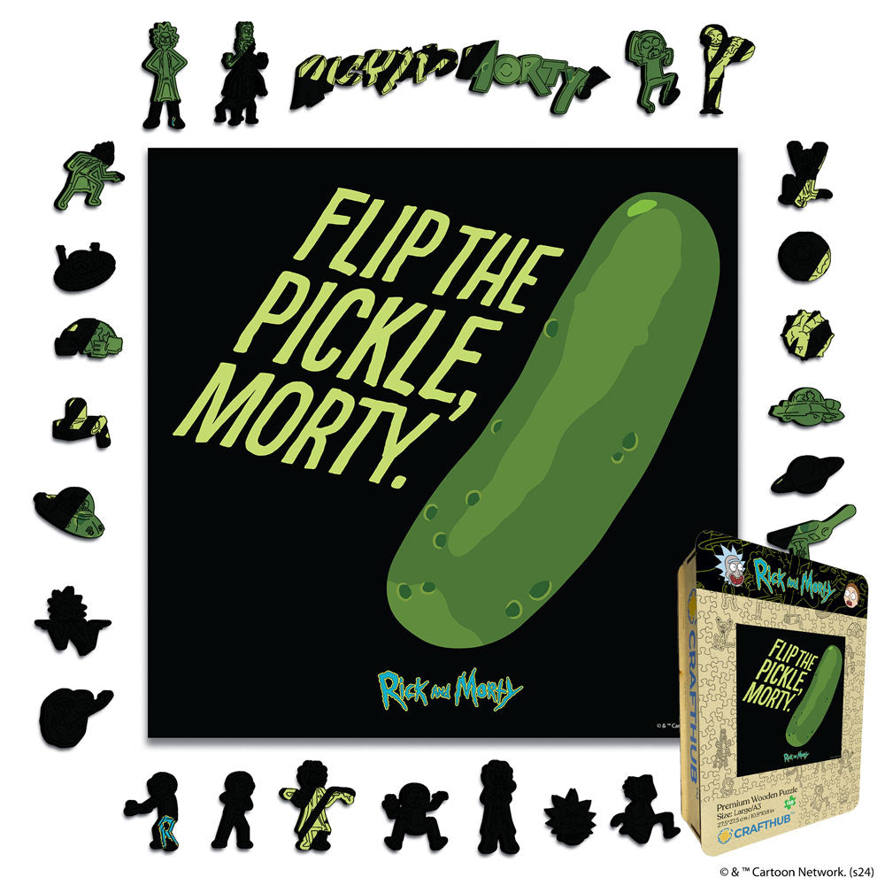 Flip The Pickle, Morty  - Puslespill i tre