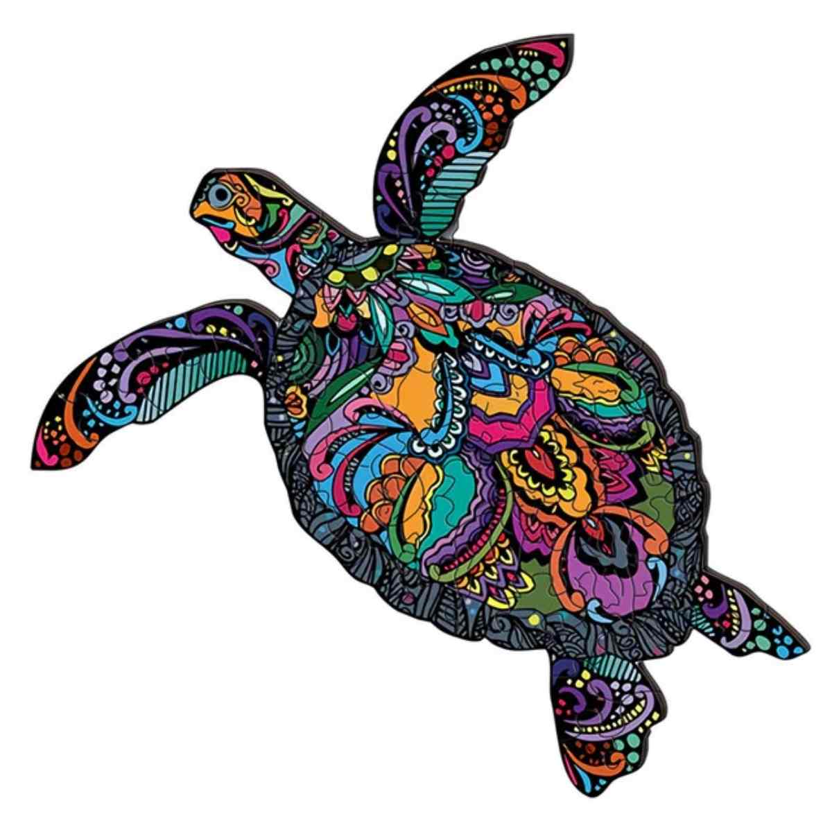 Floral Turtle - Puslespill