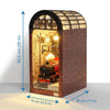 Book Nook Kits 344 Pieces | 25.5×11×18.0cm (10