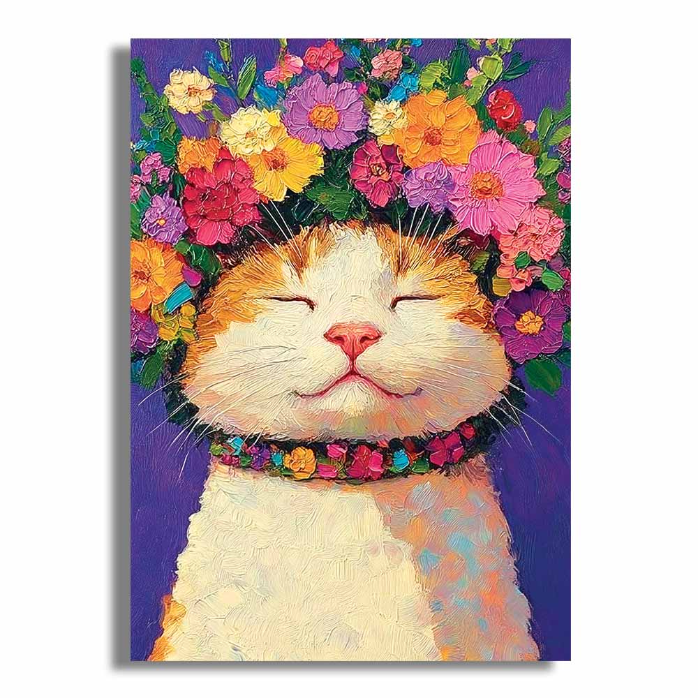Blomstkatt - Puslespill
