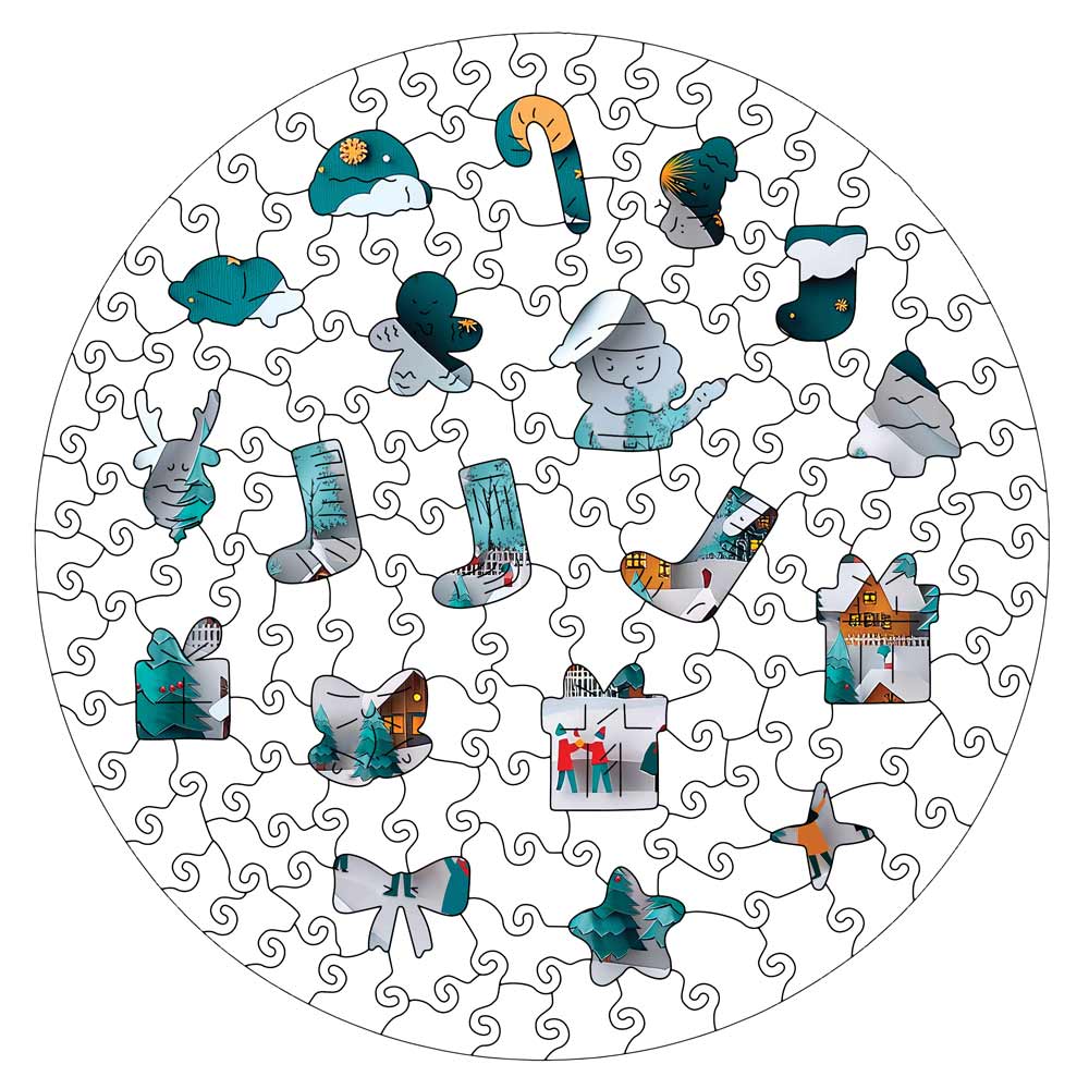 Gledelig Jul - Puslespill