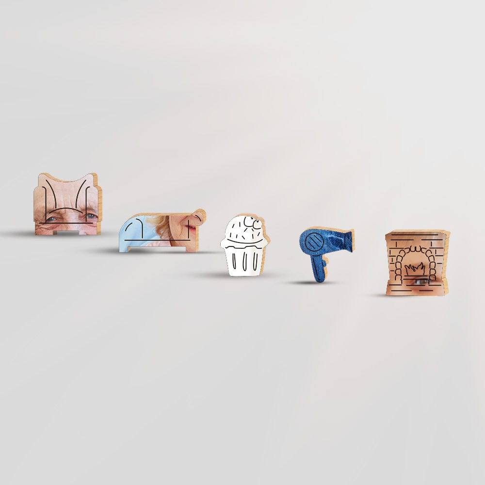 Animal Jigsaw Puzzle > Wooden Jigsaw Puzzle > Jigsaw Puzzle A3 LARGE SIZE | 11.7 x 16.5" | 200 Pieces Personalised Wooden Jigsaw Puzzle – Family Life Whimsies