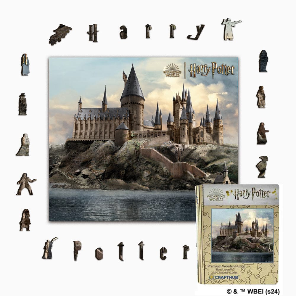 Harry Potter - Galtvort-slottet - puslespill i tre