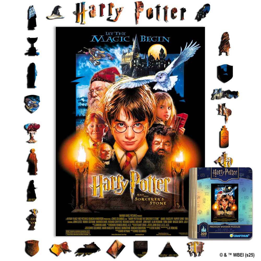 Harry Potter og de vises stein - Puslespill i tre