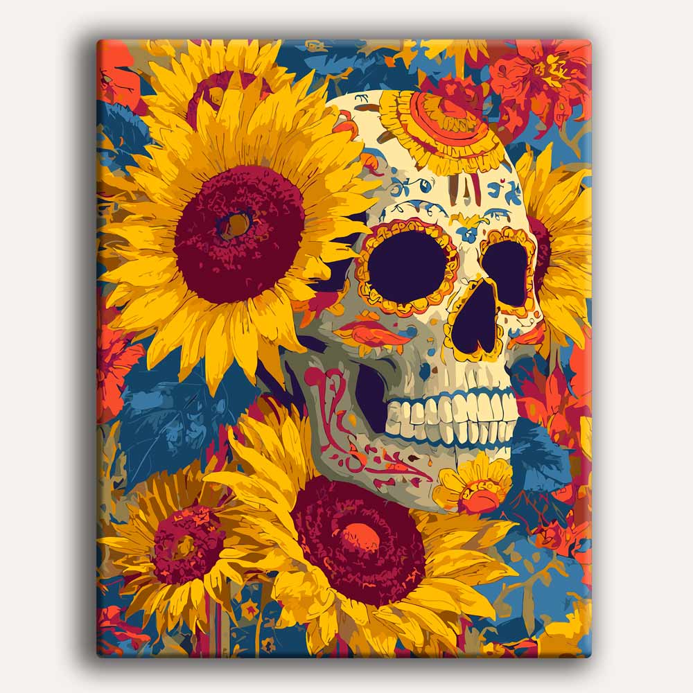 Painting By Numbers Kits 15.7" x 19.6" (40 x 50cm) Skull Candy - Paint By Numbers Kit
