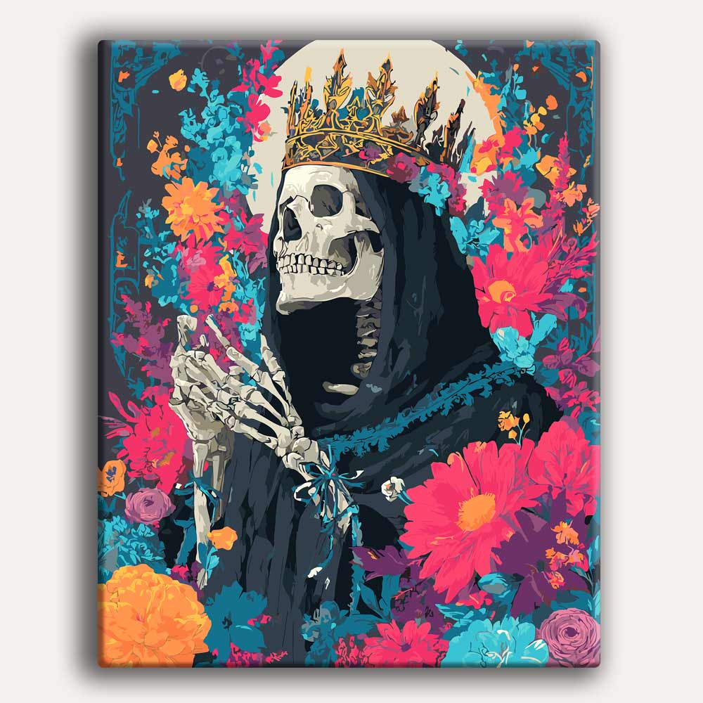 Painting By Numbers Kits 15.7" x 19.6" (40 x 50cm) Skull King - Paint By Numbers Kit