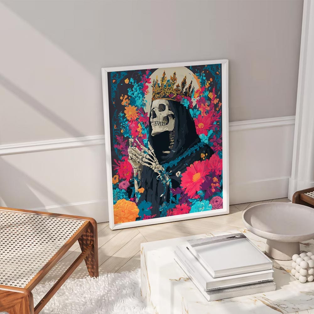 Painting By Numbers Kits 15.7" x 19.6" (40 x 50cm) Skull King - Paint By Numbers Kit