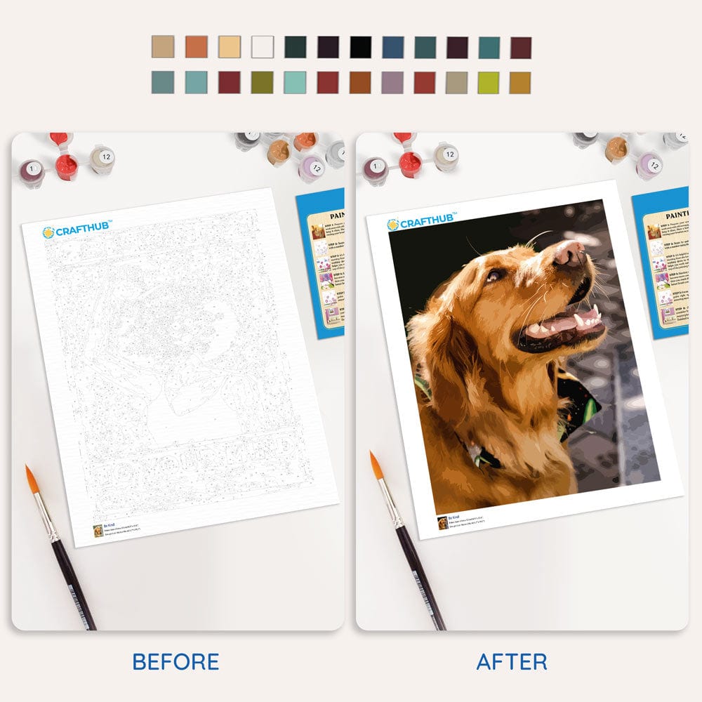 Painting By Numbers Kits 15.7" x 19.6" (40 x 50cm) Custom Paint by Numbers Kit