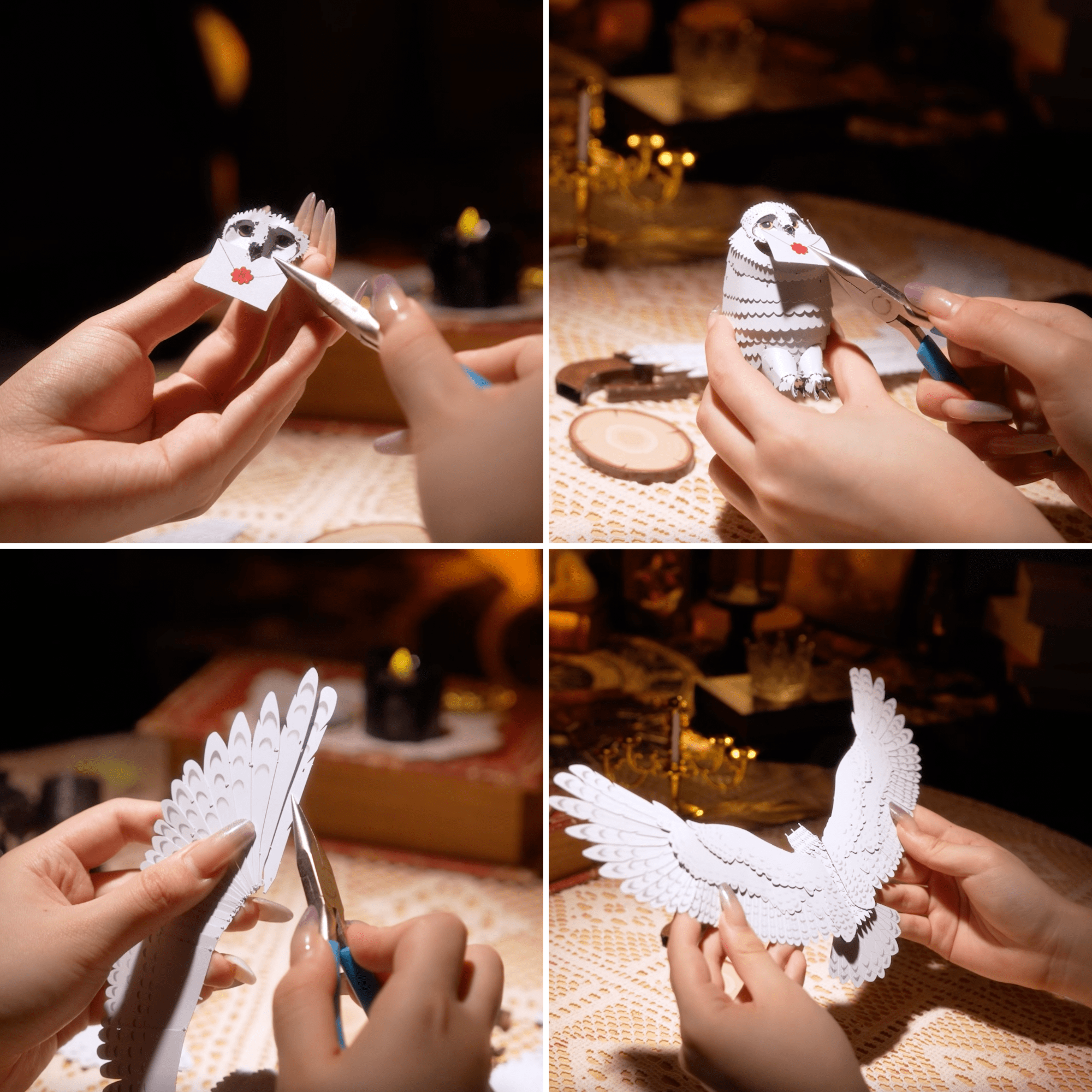 LARGE SIZE Hedwig - 3D Metal Puzzle