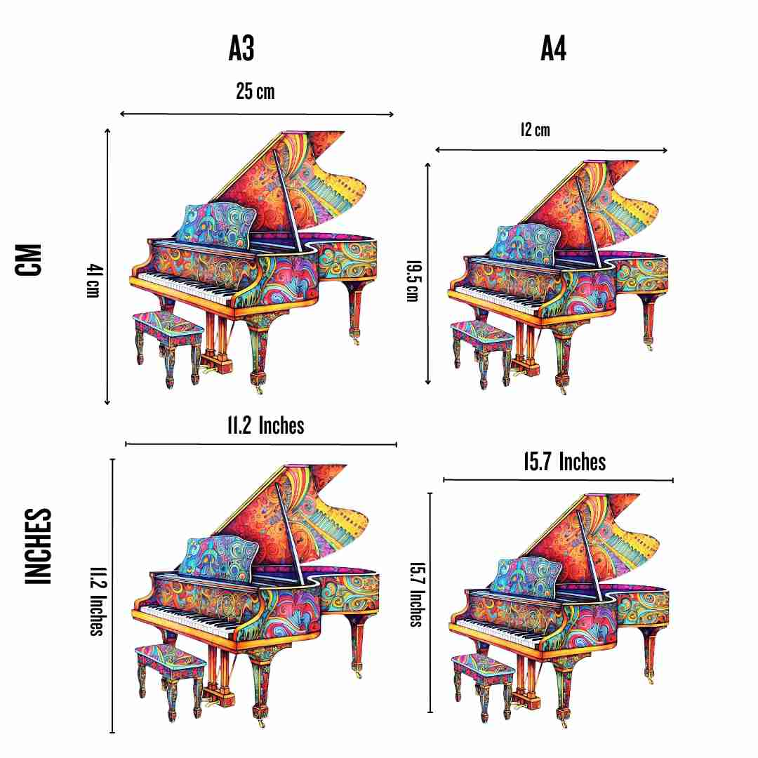 Animal Jigsaw Puzzle > Wooden Jigsaw Puzzle > Jigsaw Puzzle Piano - Jigsaw Puzzle