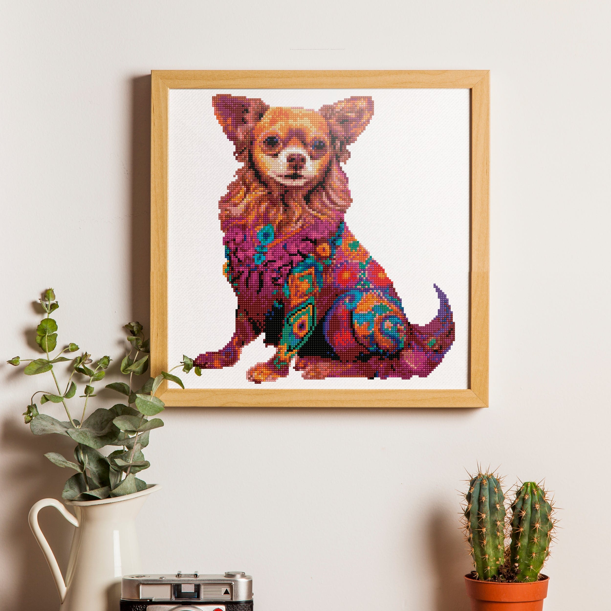 15.7"x15.7" / 40cm x 40cm Chihuahua Dog - Diamond Painting Kit