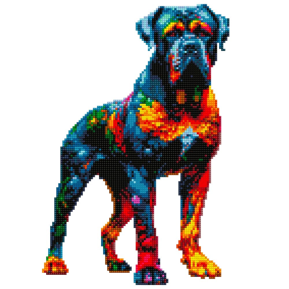 15.7"x15.7" / 40cm x 40cm Cane Corso Dog - Diamond Painting Kit