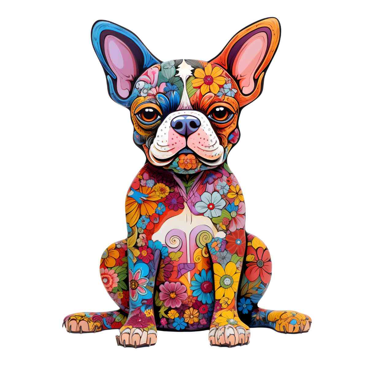 Animal Jigsaw Puzzle > Wooden Jigsaw Puzzle > Jigsaw Puzzle A3 Boston Terrier Dog - Jigsaw Puzzle