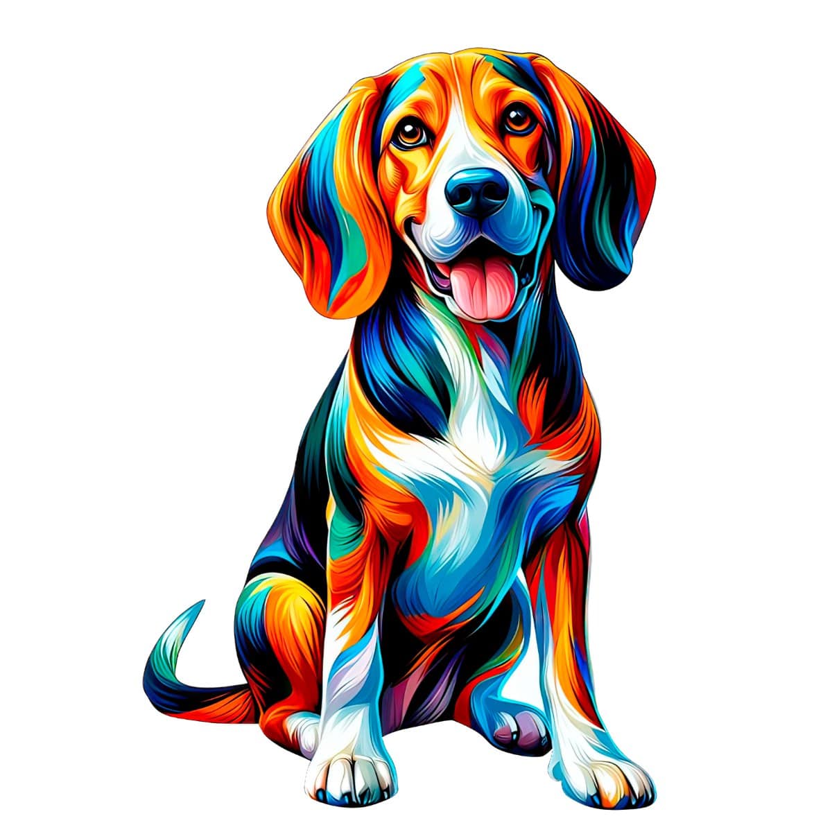 Animal Jigsaw Puzzle > Wooden Jigsaw Puzzle > Jigsaw Puzzle Coonhound Dog - Jigsaw Puzzle