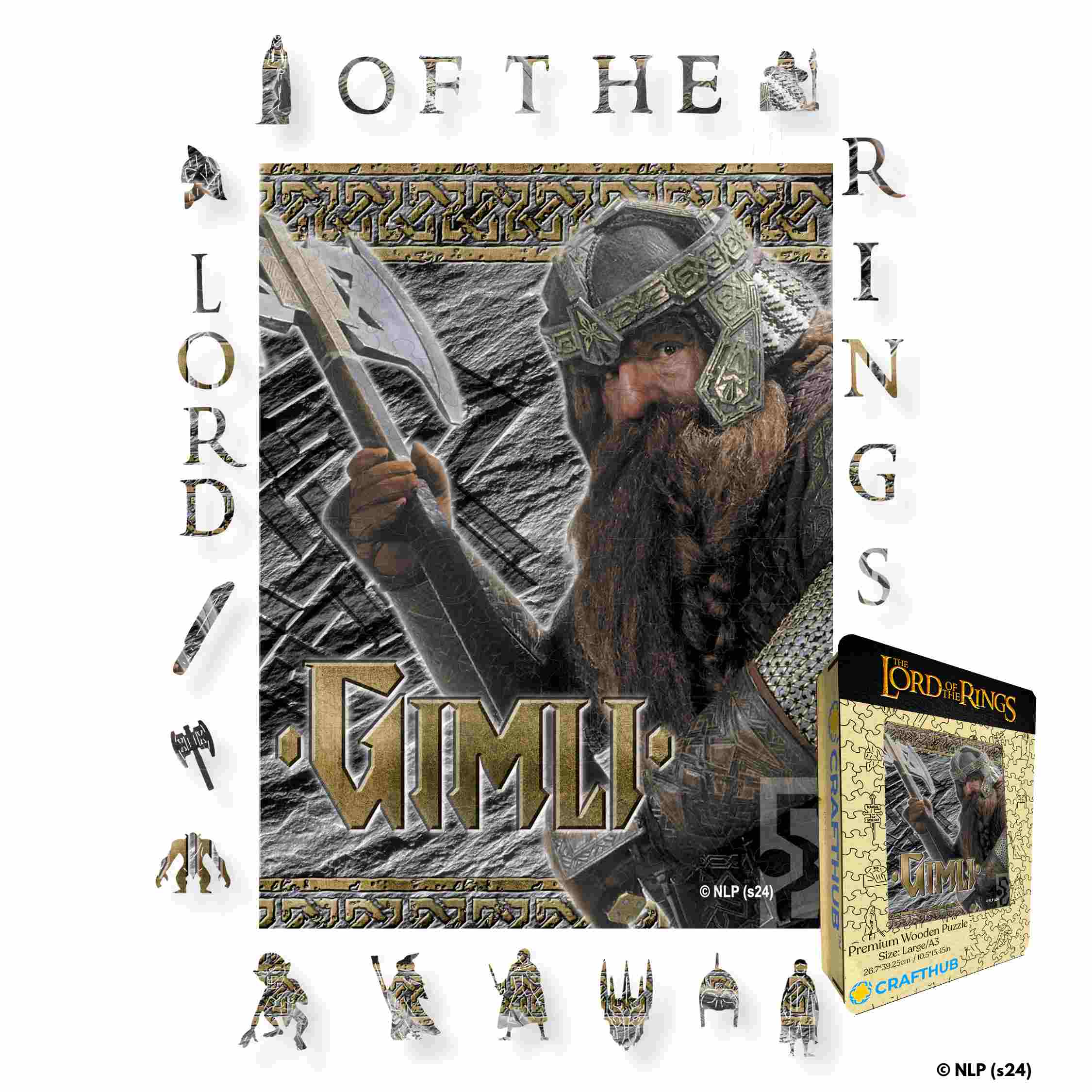 Animal Jigsaw Puzzle > Wooden Jigsaw Puzzle > Jigsaw Puzzle The Warrior Dwarf - Wooden Jigsaw Puzzle